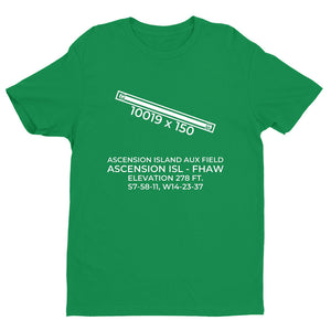 ASCENSION ISLAND AUX FIELD (ASI; FHAW) on ASCENSION ISLAND T-Shirt