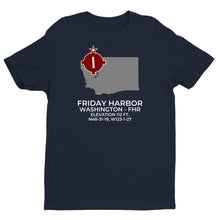 Load image into Gallery viewer, FRIDAY HARBOR; WASHINGTON (FHR; KFHR) T-Shirt