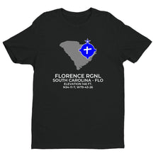 Load image into Gallery viewer, FLO facility map in FLORENCE; SOUTH CAROLINA, Black