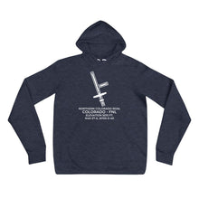 Load image into Gallery viewer, NORTHERN COLORADO RGNL near FORT COLLINS/LOVELAND; COLORADO (FNL; KFNL) Hoodie