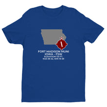 Load image into Gallery viewer, FORT MADISON MUNI in FORT MADISON; IOWA (FSW; KFSW) T-Shirt