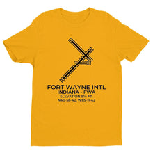 Load image into Gallery viewer, fwa fort wayne in t shirt, Yellow