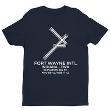 Load image into Gallery viewer, fwa fort wayne in t shirt, Navy