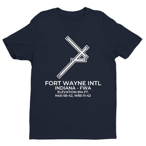 fwa fort wayne in t shirt, Navy