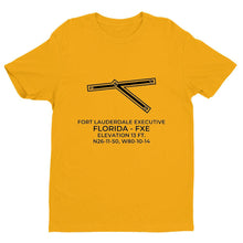 Load image into Gallery viewer, fxe fort lauderdale fl t shirt, Yellow