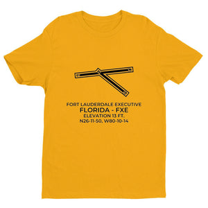 fxe fort lauderdale fl t shirt, Yellow