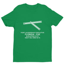 Load image into Gallery viewer, fxe fort lauderdale fl t shirt, Green