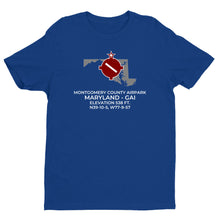Load image into Gallery viewer, MONTGOMERY COUNTY AIRPARK near GAITHERSBURG; MARYLAND (GAI; KGAI) T-Shirt