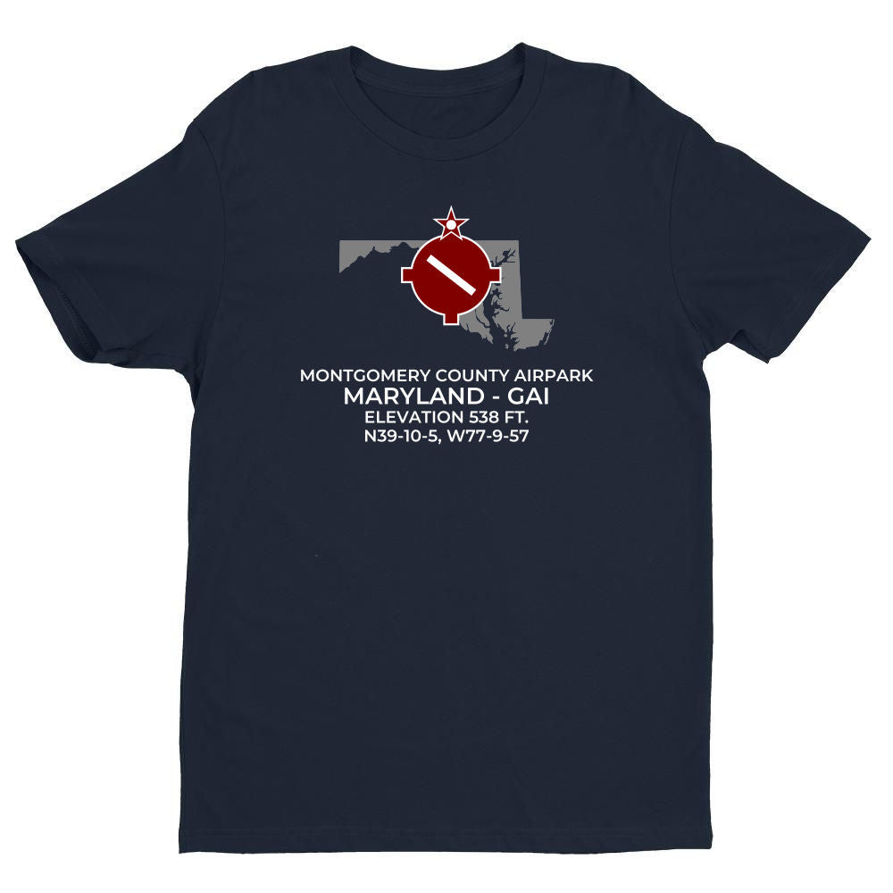 MONTGOMERY COUNTY AIRPARK near GAITHERSBURG; MARYLAND (GAI; KGAI) T-Shirt