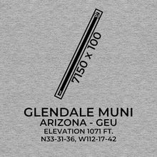 Load image into Gallery viewer, geu glendale az t shirt, Gray