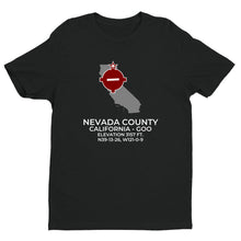 Load image into Gallery viewer, NEVADA COUNTY near GRASS VALLEY; CALIFORNIA (GOO; KGOO) T-Shirt