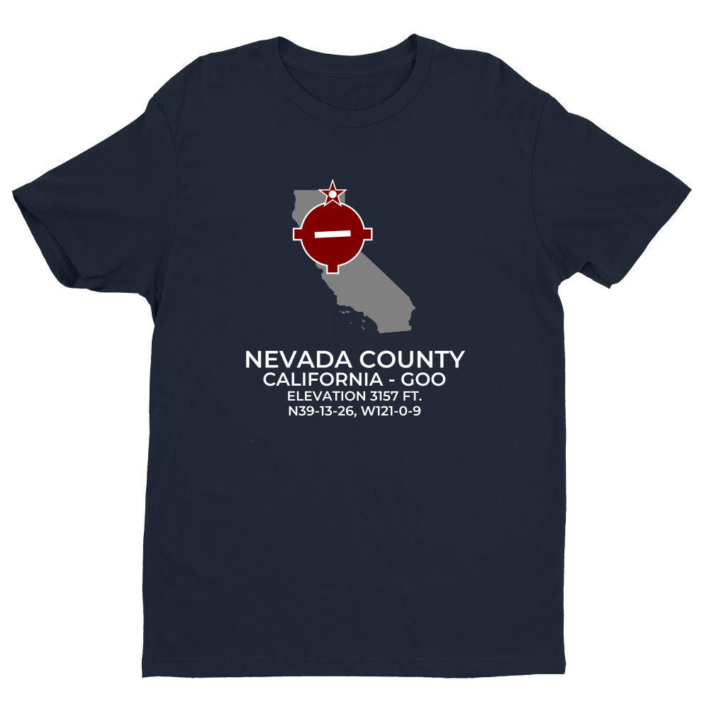 NEVADA COUNTY near GRASS VALLEY; CALIFORNIA (GOO; KGOO) T-Shirt