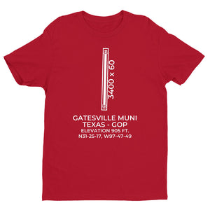 GATESVILLE MUNI (GOP; KGOP) near GATESVILLE; TEXAS (TX) T-Shirt