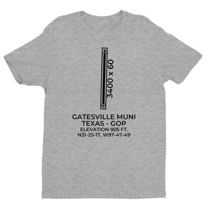GATESVILLE MUNI (GOP; KGOP) near GATESVILLE; TEXAS (TX) T-Shirt