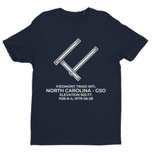 Load image into Gallery viewer, gso greensboro nc t shirt, Navy