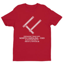 Load image into Gallery viewer, gso greensboro nc t shirt, Red