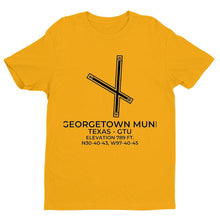 Load image into Gallery viewer, gtu georgetown tx t shirt, Yellow
