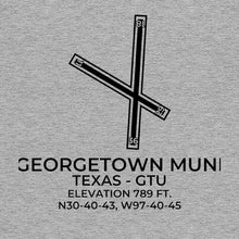 Load image into Gallery viewer, gtu georgetown tx t shirt, Gray