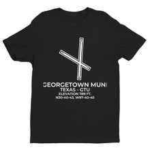 Load image into Gallery viewer, gtu georgetown tx t shirt, Black