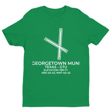 Load image into Gallery viewer, gtu georgetown tx t shirt, Green