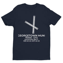 Load image into Gallery viewer, gtu georgetown tx t shirt, Navy