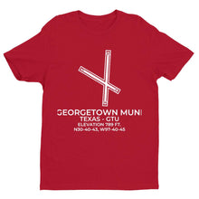 Load image into Gallery viewer, gtu georgetown tx t shirt, Red