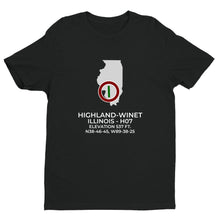 Load image into Gallery viewer, HIGHLAND-WINET (H07) in HIGHLAND; ILLINOIS (IL) T-Shirt