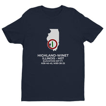 Load image into Gallery viewer, HIGHLAND-WINET (H07) in HIGHLAND; ILLINOIS (IL) T-Shirt