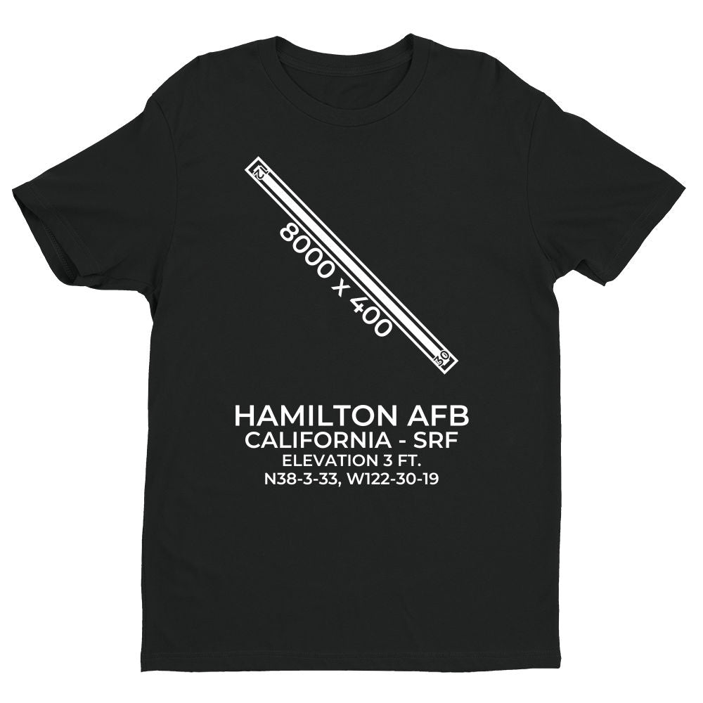 HAMILTON AFB (SRF) in SAN RAFAEL; CALIFORNIA (CA) c.1970 T-Shirt