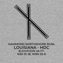 Load image into Gallery viewer, hdc hammond la t shirt, Gray