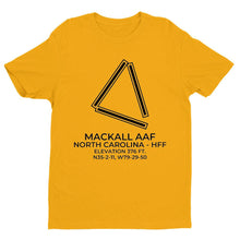 Load image into Gallery viewer, hff camp mackall nc t shirt, Yellow