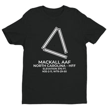 Load image into Gallery viewer, hff camp mackall nc t shirt, Black