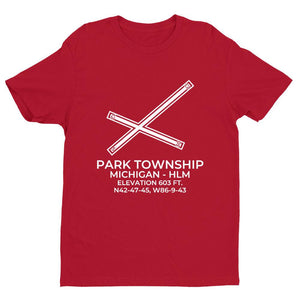 hlm holland mi t shirt, Red