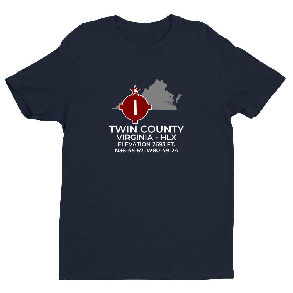 TWIN COUNTY near GALAX HILLSVILLE; VIRGINIA (HLX; KHLX) T-Shirt