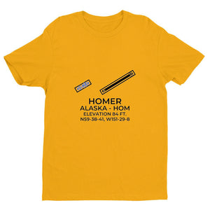 hom homer ak t shirt, Yellow