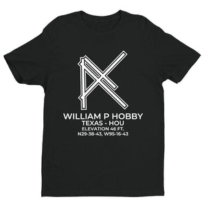 hou houston tx t shirt, Black