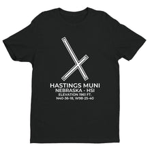 Load image into Gallery viewer, hsi hastings ne t shirt, Black