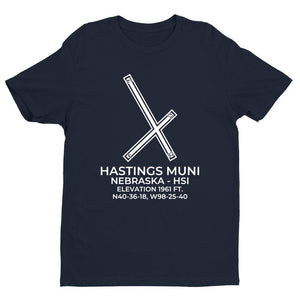 hsi hastings ne t shirt, Navy