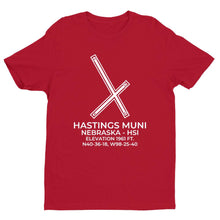 Load image into Gallery viewer, hsi hastings ne t shirt, Red