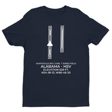Load image into Gallery viewer, HUNTSVILLE INTL-CARL T JONES FIELD in HUNTSVILLE; ALABAMA (HSV; KHSV) T-Shirt
