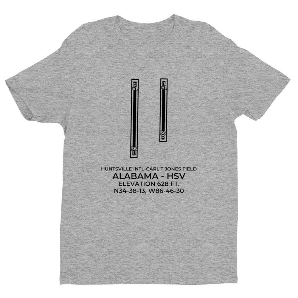 HSV facility map in HUNTSVILLE; ALABAMA