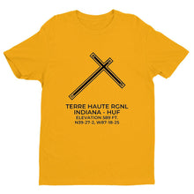 Load image into Gallery viewer, huf terre haute in t shirt, Yellow