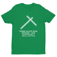 Load image into Gallery viewer, huf terre haute in t shirt, Green