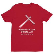 Load image into Gallery viewer, huf terre haute in t shirt, Red
