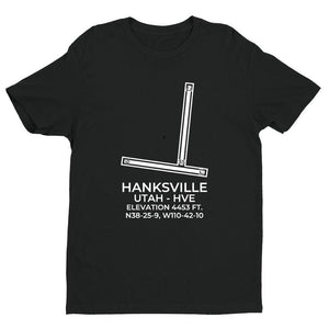 hve hanksville ut t shirt, Black