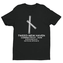 Load image into Gallery viewer, hvn new haven ct t shirt, Black
