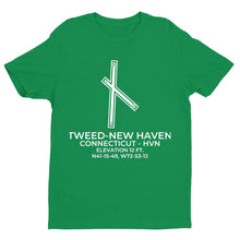 Load image into Gallery viewer, hvn new haven ct t shirt, Green