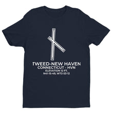Load image into Gallery viewer, hvn new haven ct t shirt, Navy