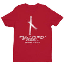 Load image into Gallery viewer, hvn new haven ct t shirt, Red