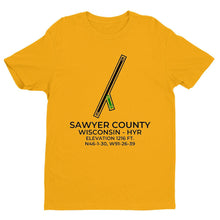 Load image into Gallery viewer, hyr hayward wi t shirt, Yellow